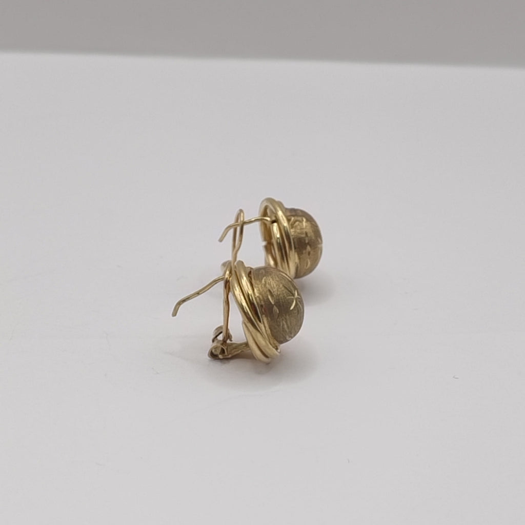 ARETES PAR ORO 10 K 5,20 GRMS (SEMINUEVO)