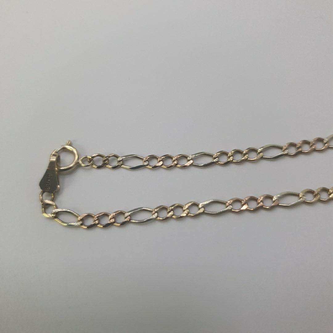 CADENA ORO COMBINADO 10 K 4,80 GRMS (SEMINUEVO)