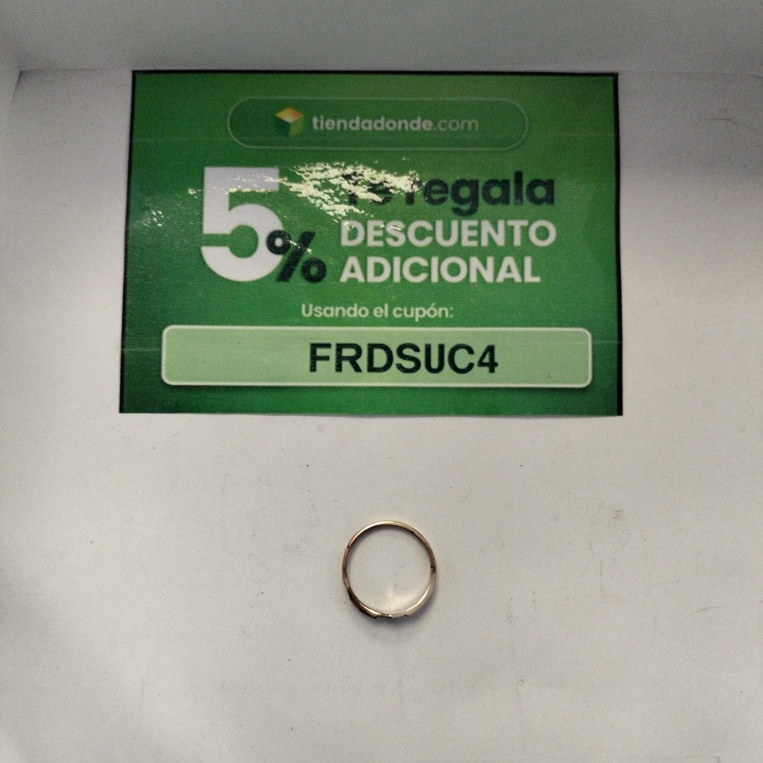ANILLO DE GRADUACIÓN ORO 10 K 1.9 GRMS (SEMINUEVO)