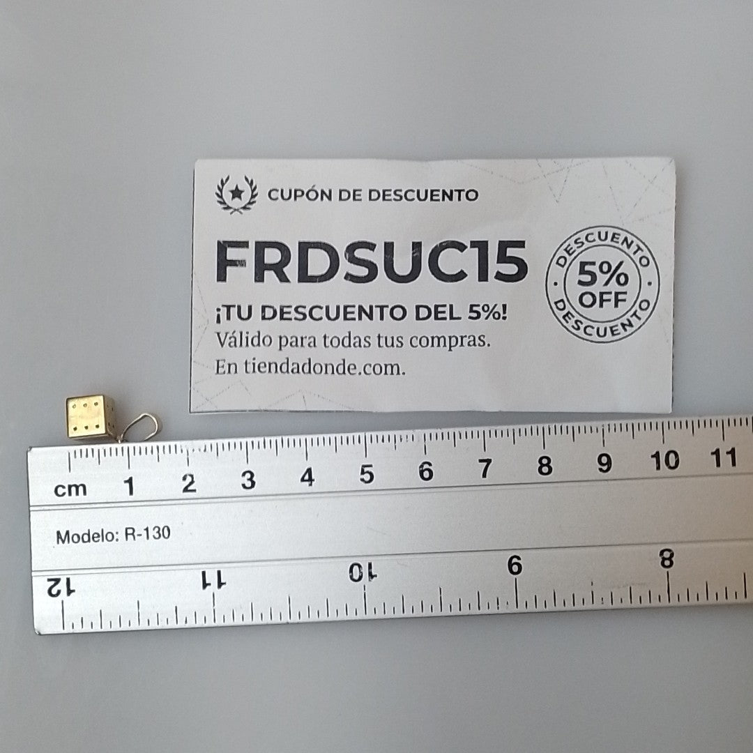 DIJE ORO 14 K 1 GRMS (SEMINUEVO)