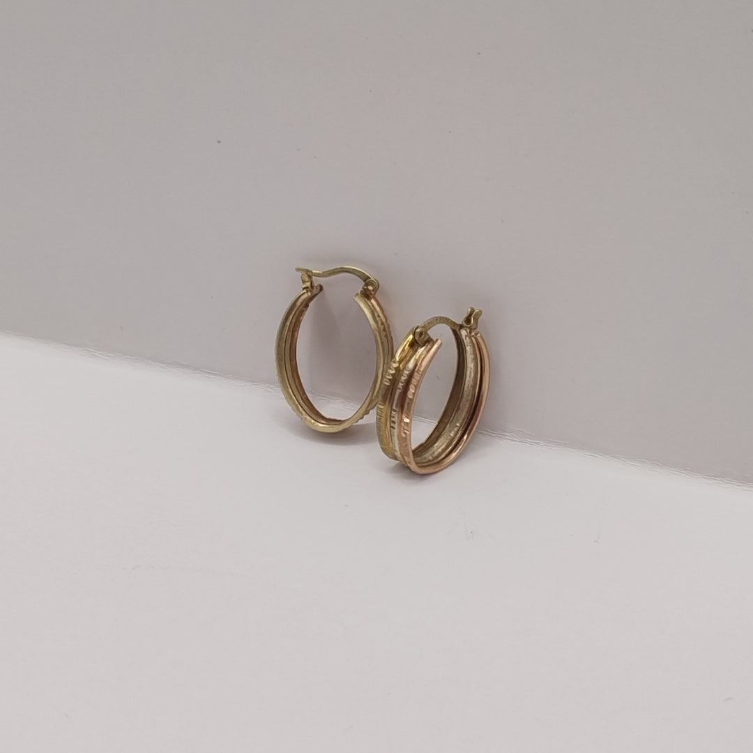 ARRACADAS PAR ORO 10 K 2,90 GRMS (SEMINUEVO)