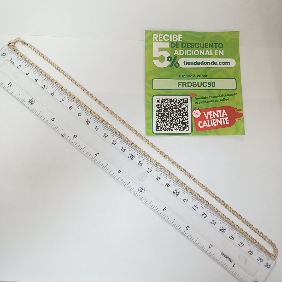 CADENA ORO 14 K 9.8 GRMS (SEMINUEVO)