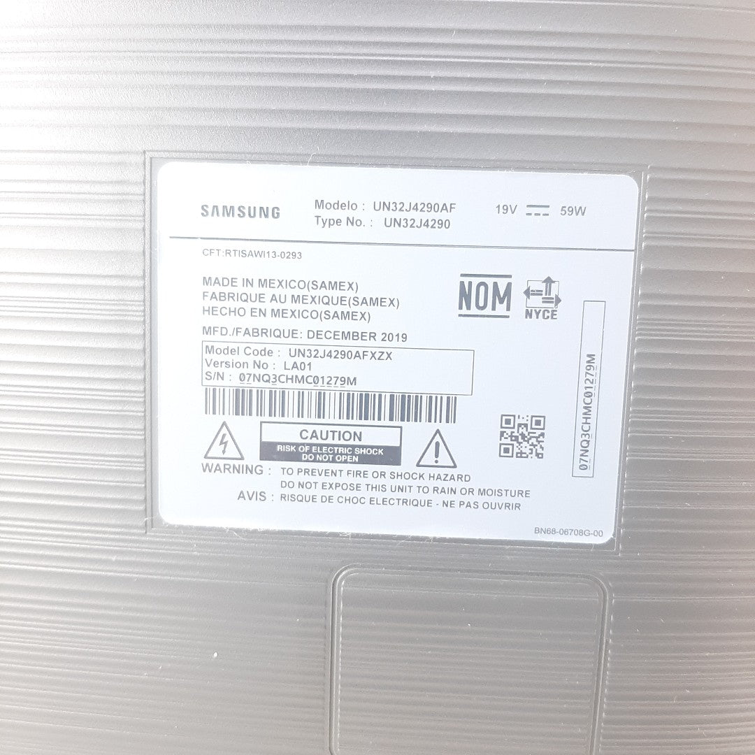 PANTALLA SAMSUNG UN32J4290AF (2018) 32" LED HD (SEMINUEVO)