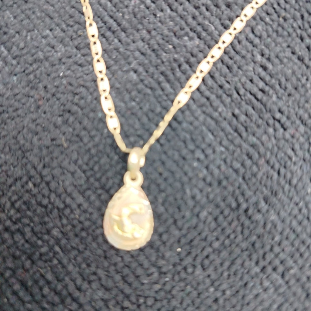 CADENA, MEDALLA RELIGIOSA ORO, ORO COMBINADO 10 K 3 GRMS (SEMINUEVO)