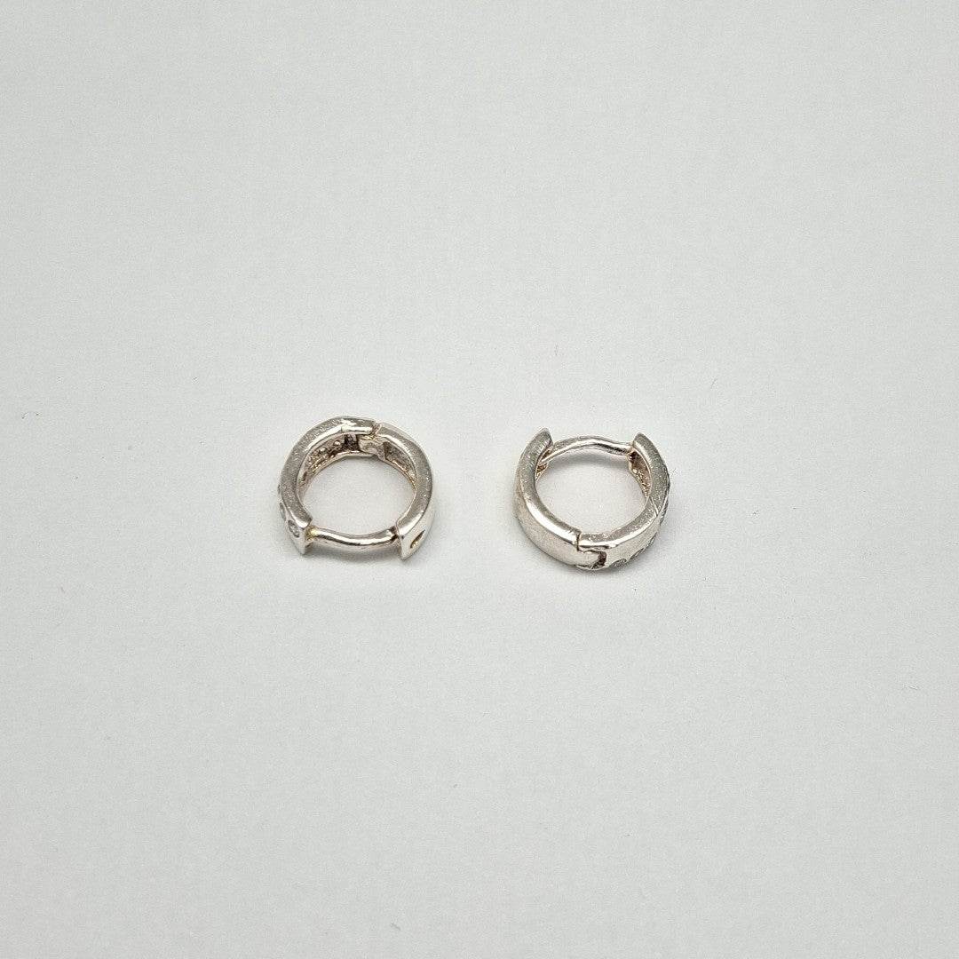 ARRACADAS C/CIRCONIAS PLATA .925 2.1 GR (NUEVO)