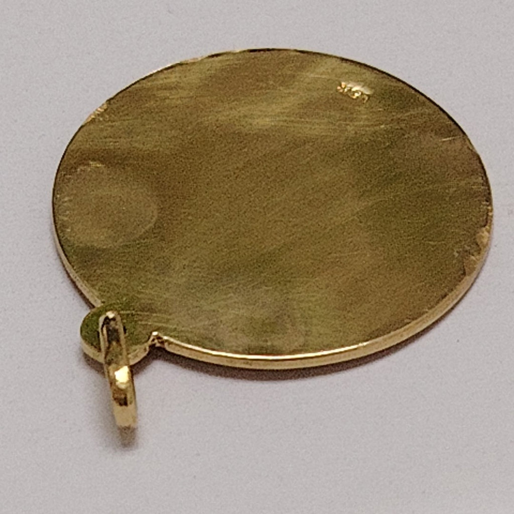 MEDALLA RELIGIOSA ORO 18 K 7 GRMS (SEMINUEVO)