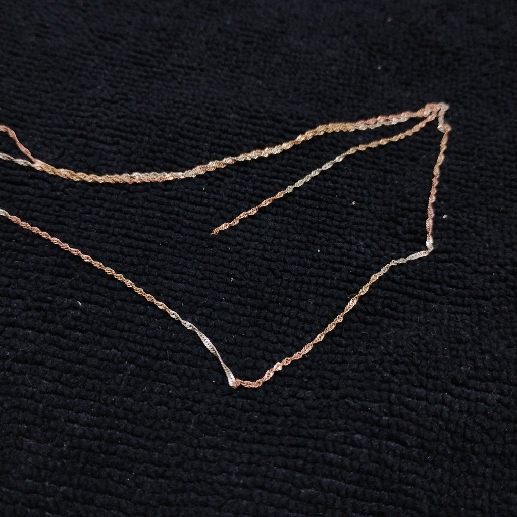 CADENA ORO COMBINADO 10 K 1 GRMS (SEMINUEVO)