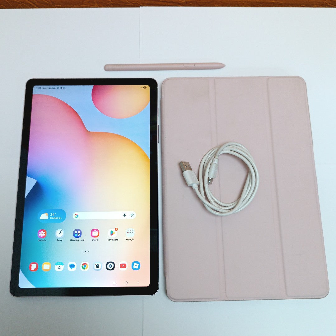 TABLETA SAMSUNG GALAXY TAB S6 LITE SM-P620 (2024) 128 GB 4 GB RAM (SEMINUEVO)