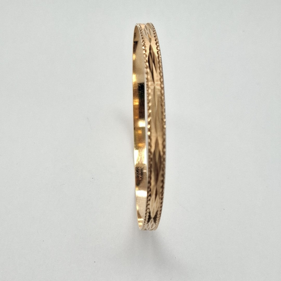 PULSERA RIGIDA ORO 10 K 5,90 GRMS (SEMINUEVO)