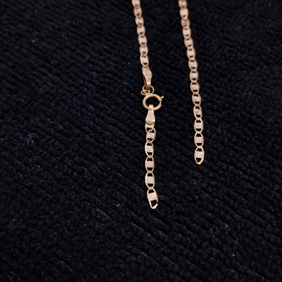 CADENA ORO COMBINADO 10 K 2.7 GRMS (SEMINUEVO)
