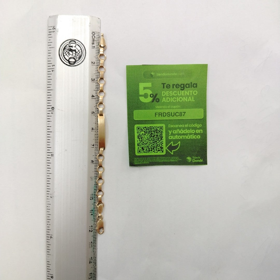 ESCLAVA ORO 14 K 3.1 GRMS (SEMINUEVO)