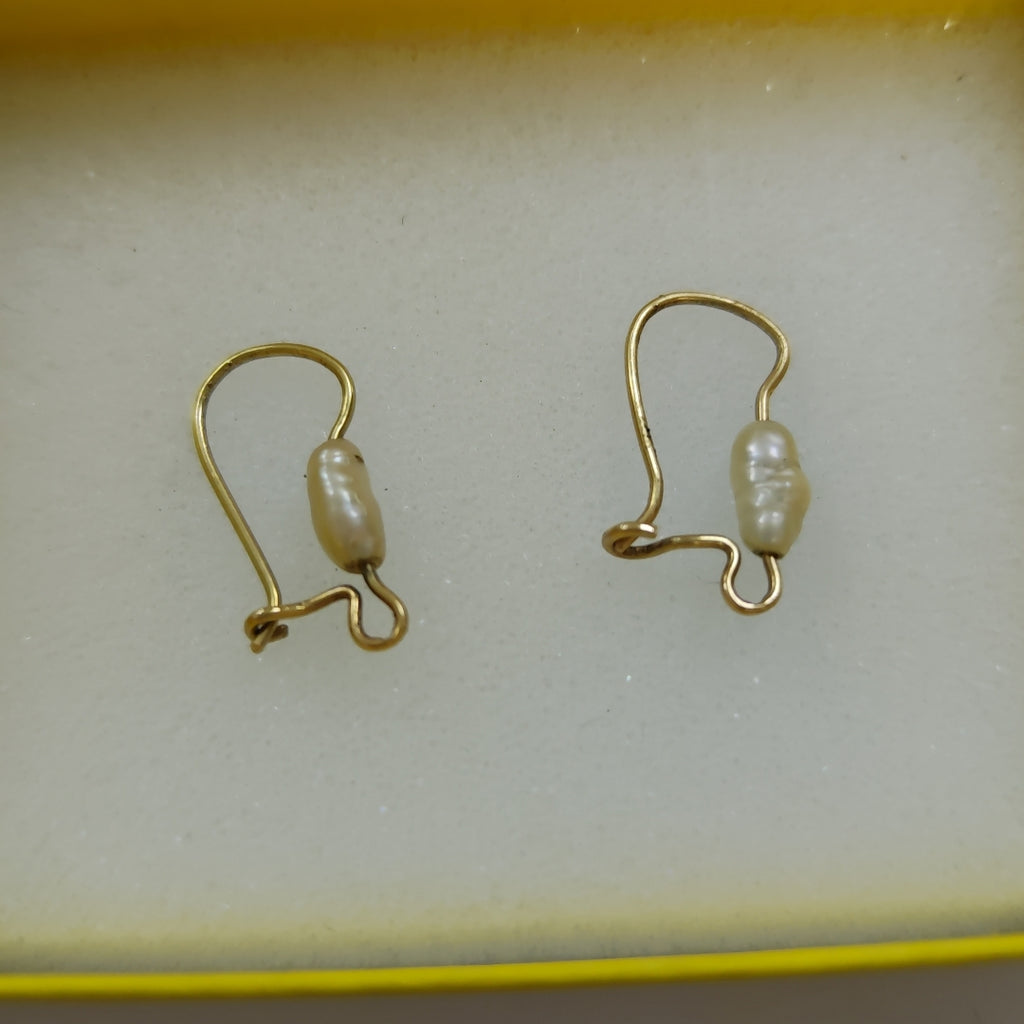 ARETES PAR ORO 10 K 1.1 GRMS (SEMINUEVO)