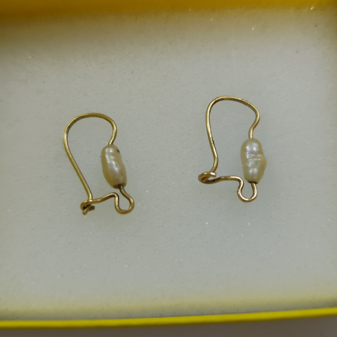 ARETES PAR ORO 10 K 1.1 GRMS (SEMINUEVO)