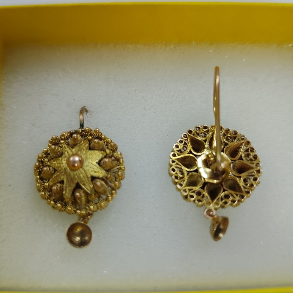 ARETES PAR ORO 10 K 6,90 GRMS (SEMINUEVO)