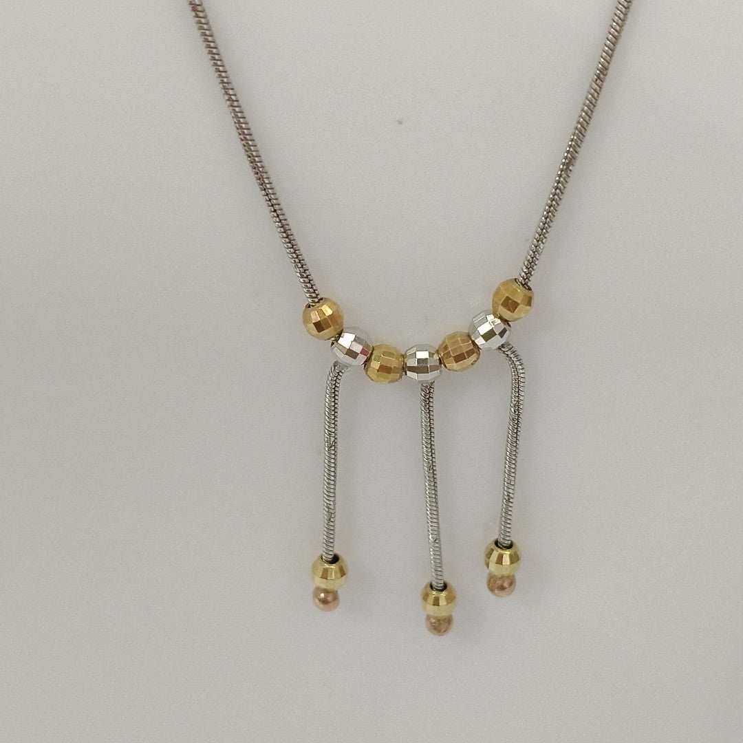 GARGANTILLA ORO BLANCO 14 K 4,80 GRMS (SEMINUEVO)