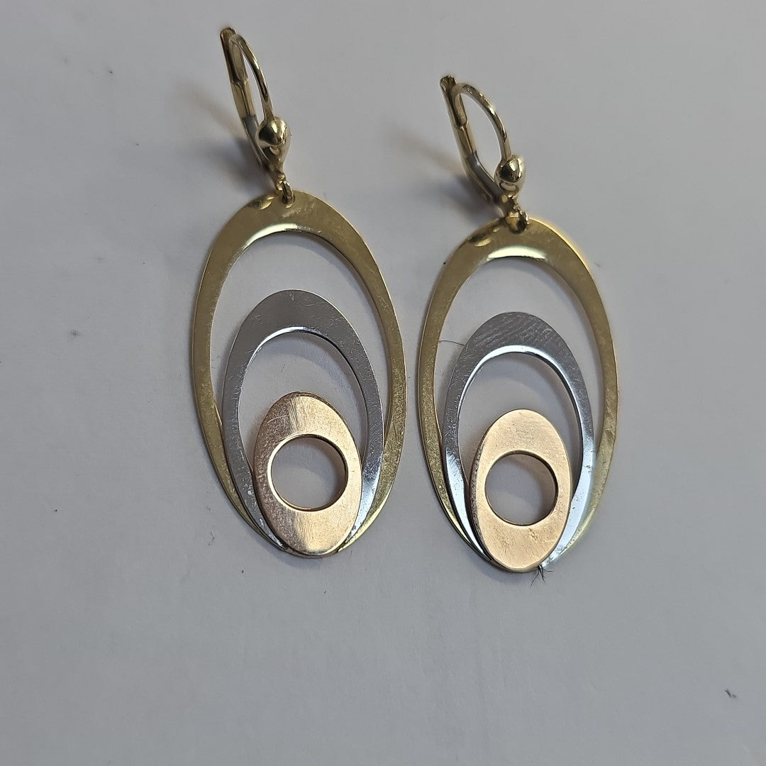 ARETES PAR ORO 10 K 3.5 GRMS (SEMINUEVO)