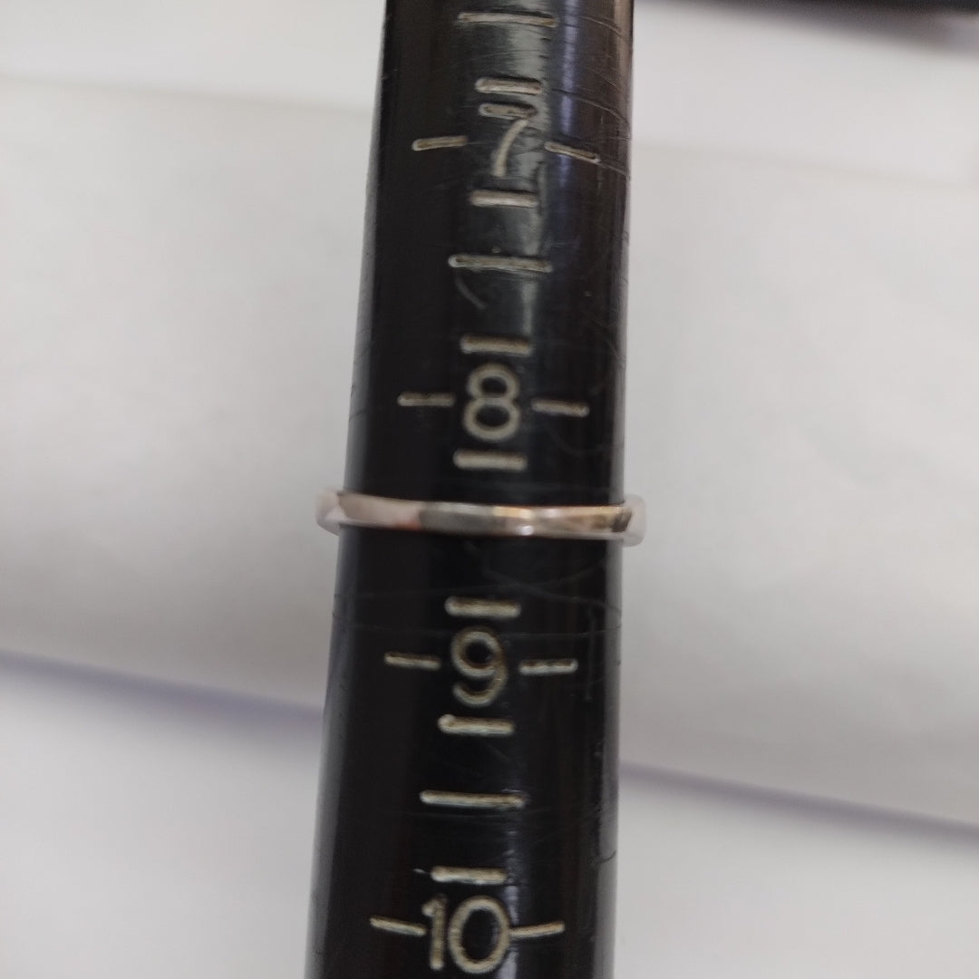 ANILLITO ORO BLANCO 14 K 3.1 GRMS (SEMINUEVO)