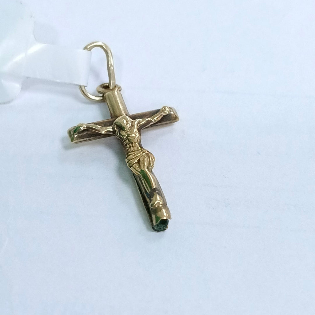 CRUCIFIJO ORO 10 K 1.1 GRMS (SEMINUEVO)
