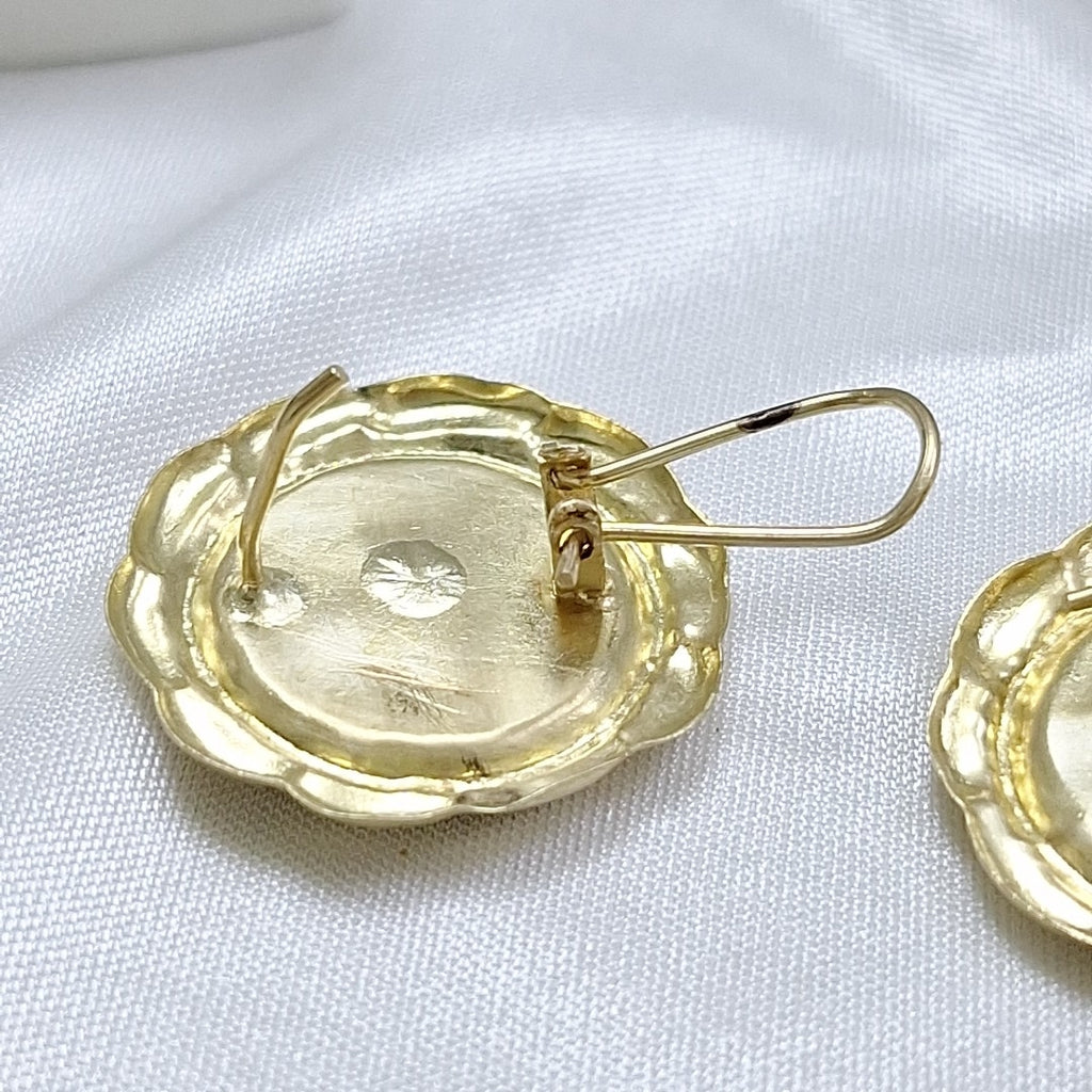 ARETES PAR ORO 14 K 4,80 GRMS (SEMINUEVO)