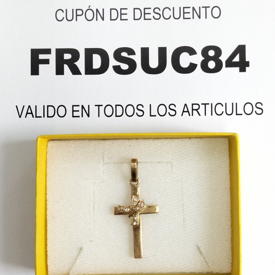 CRUZ, DIJE ORO 14 K 3.9 GRMS (SEMINUEVO)