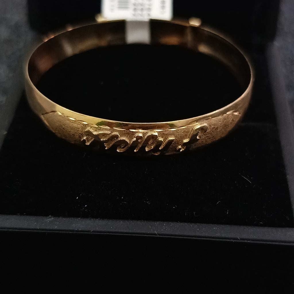 PULSERA RIGIDA ORO 10 K 3.9 GRMS (SEMINUEVO)