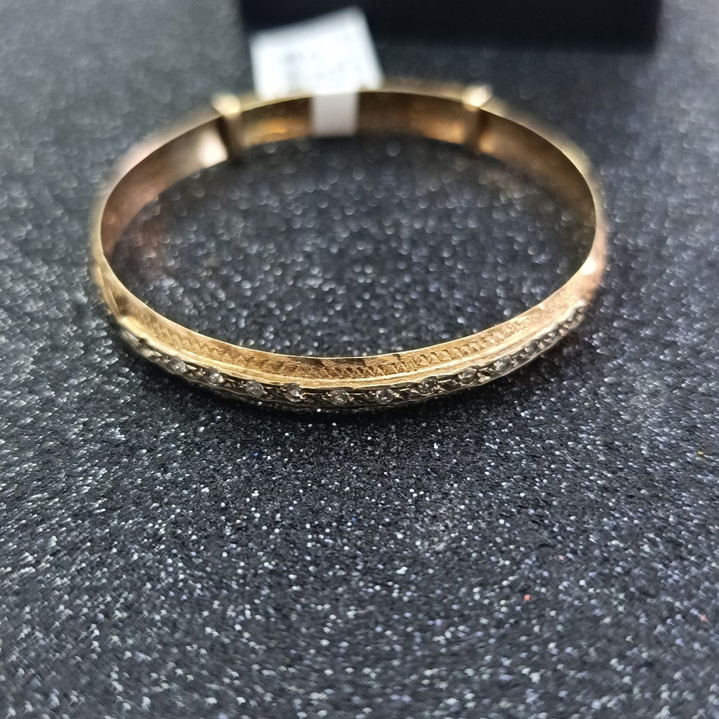 PULSERA RIGIDA ORO 14 K 7.5 GRMS (SEMINUEVO)