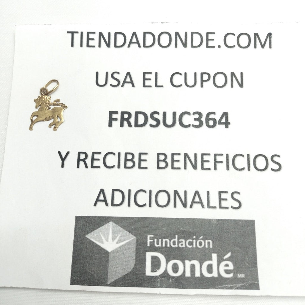 DIJE ORO 14 K 1.7 GRMS (SEMINUEVO)