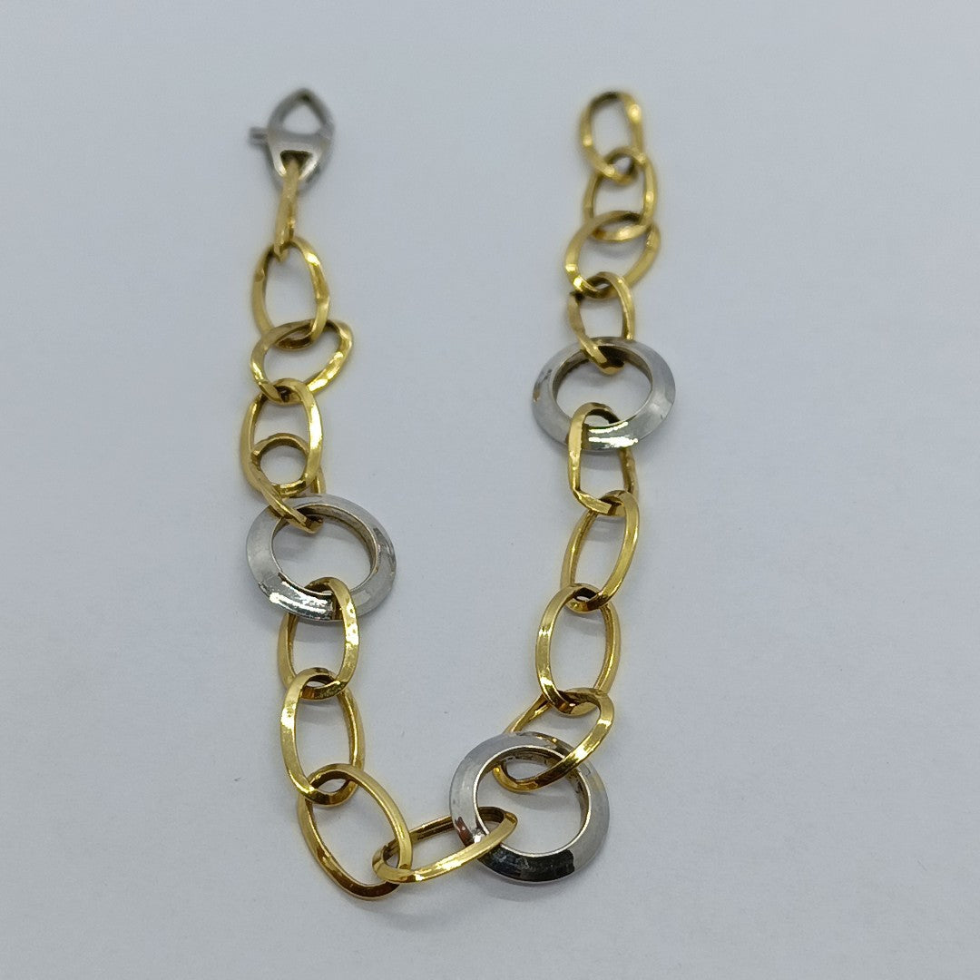 PULSERA ORO,ORO BLANCO 18 K 4,20 GRMS (SEMINUEVO)