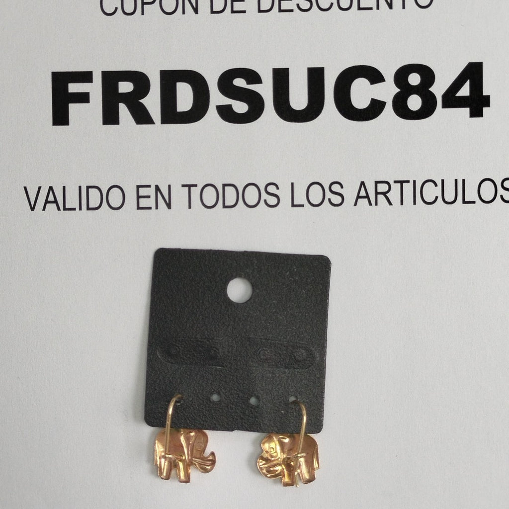 ARETES PAR ORO 14 K 1.8 GRMS (SEMINUEVO)
