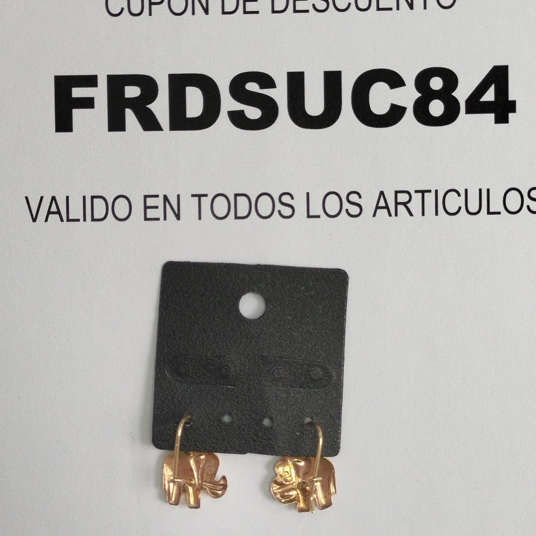 ARETES PAR ORO 14 K 1.8 GRMS (SEMINUEVO)