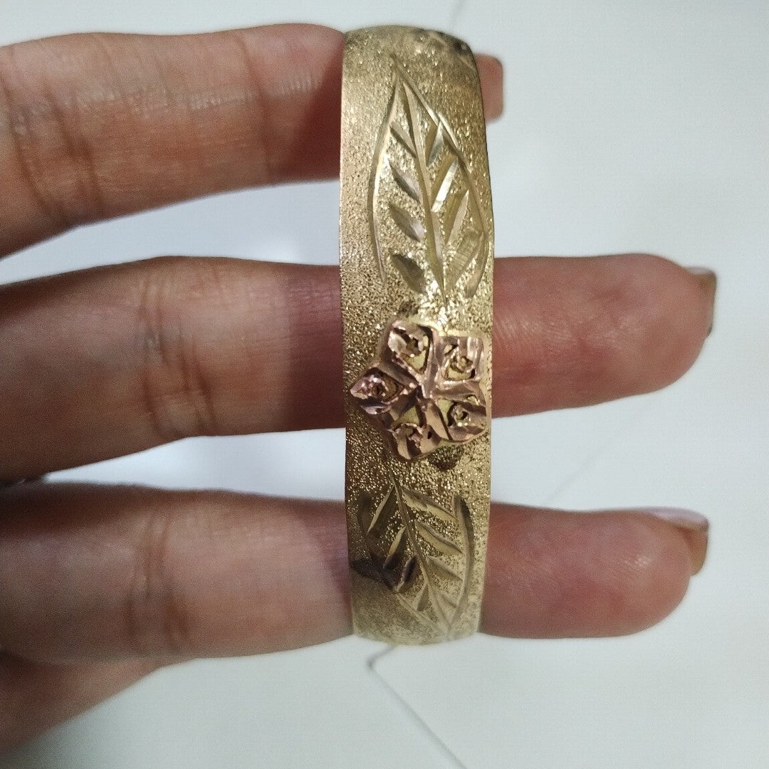 PULSERA RIGIDA ORO 10 K 9,40 GRMS (SEMINUEVO)