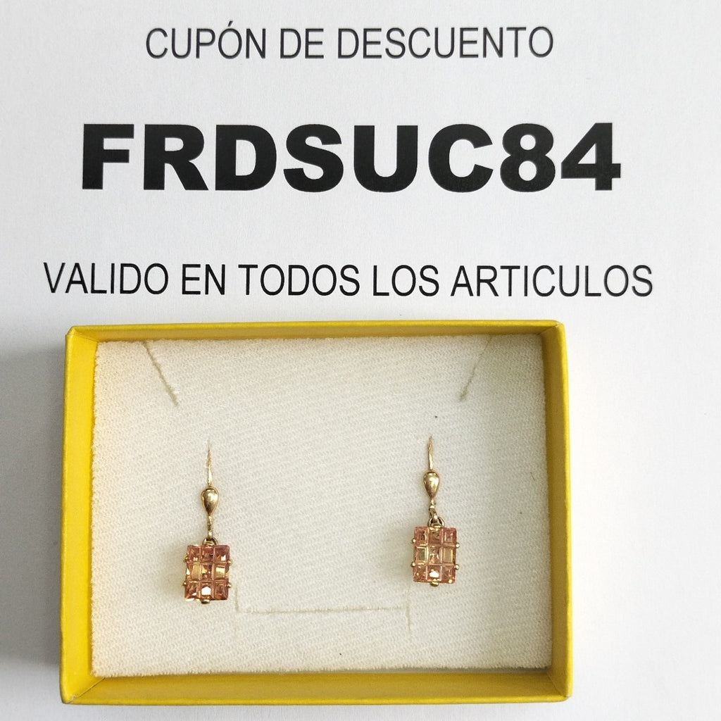 ARETES PAR ORO 14 K 4.1 GRMS (SEMINUEVO)