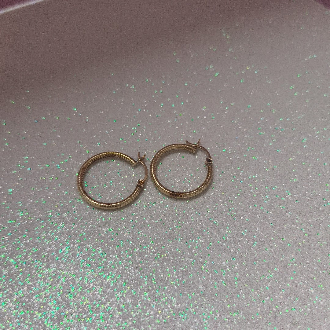 ARRACADAS PAR ORO 14 K 2,20 GRMS (SEMINUEVO)