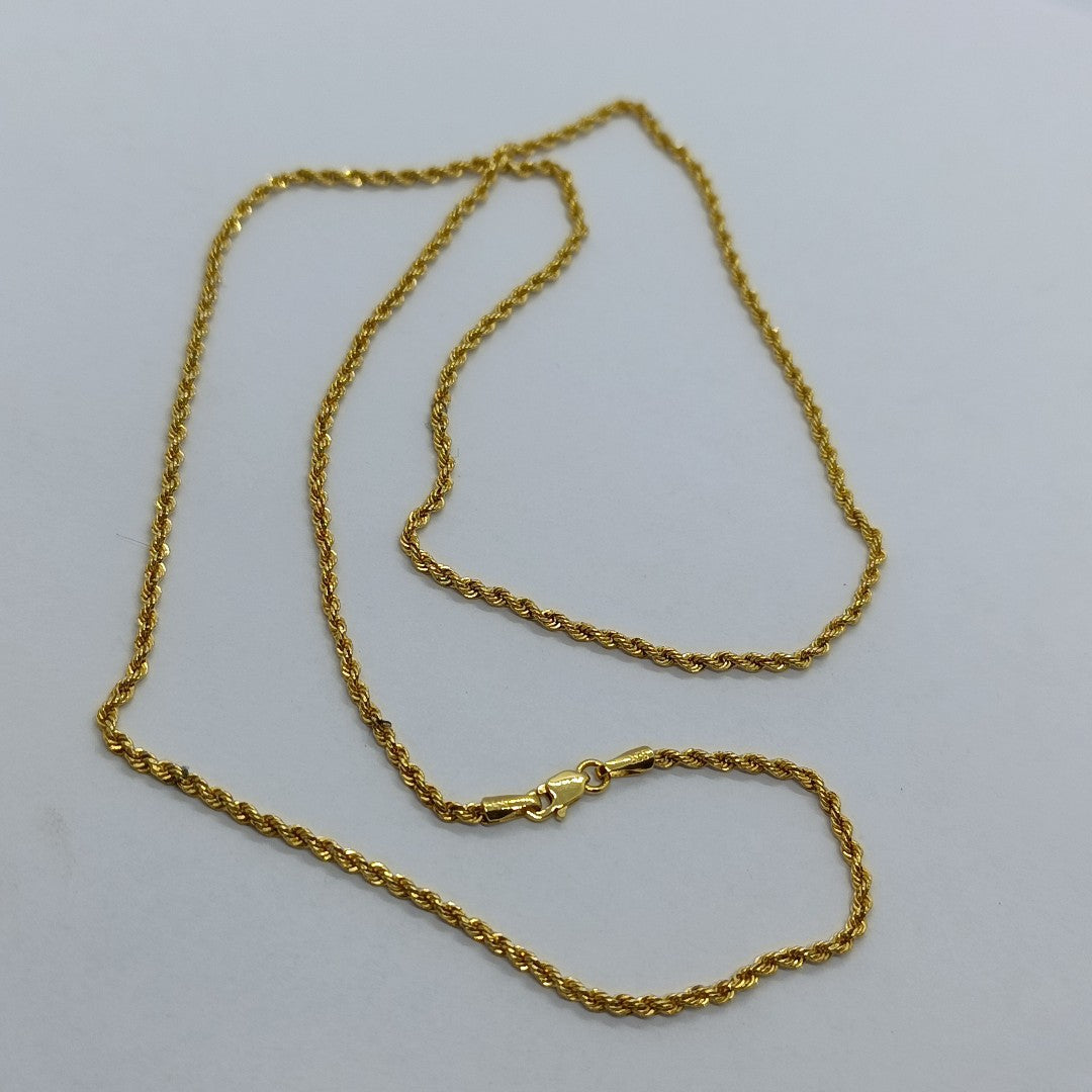 CADENA ORO 14 K 3.2 GRMS (SEMINUEVO)