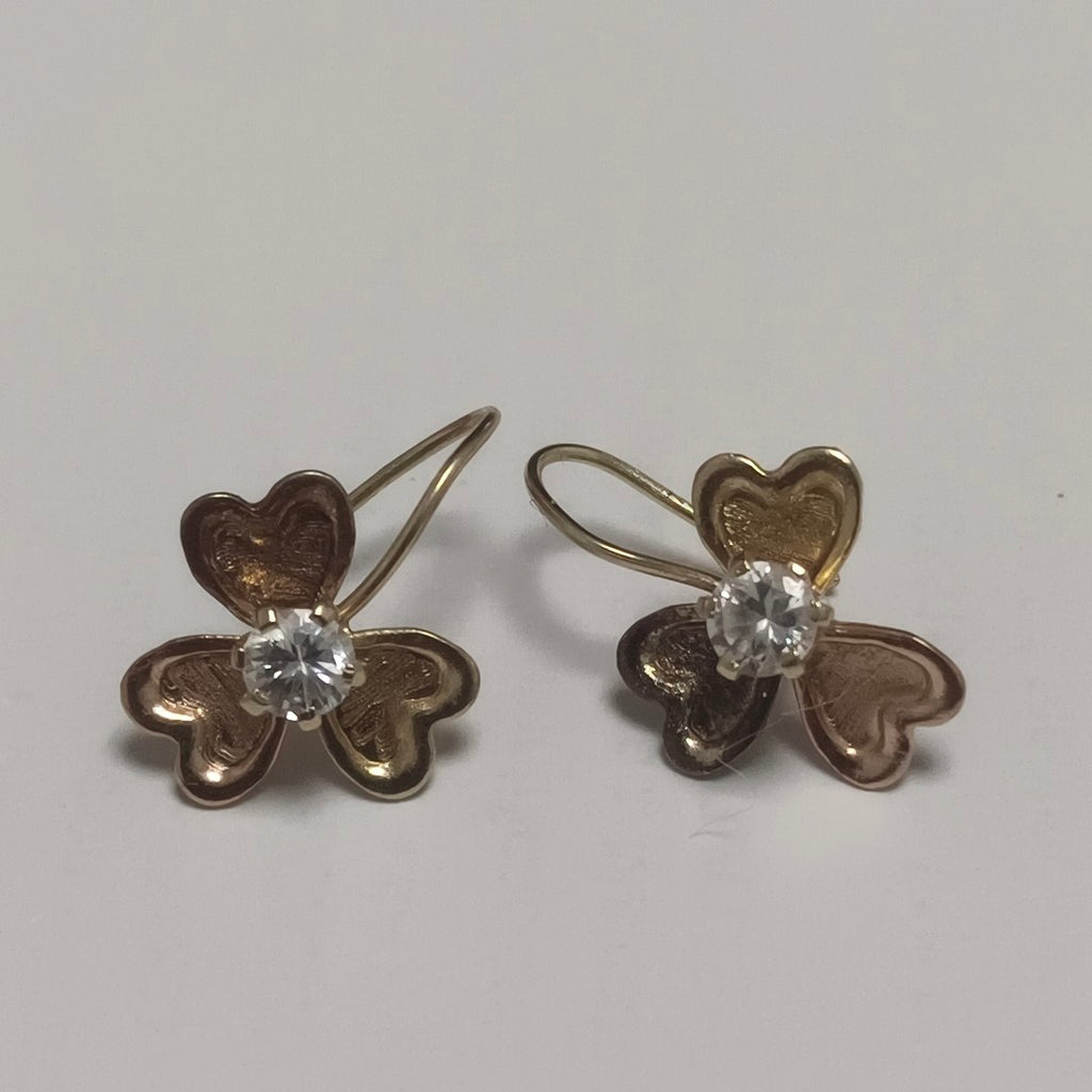 ARETES PAR ORO 14 K 1,50 GRMS (SEMINUEVO)