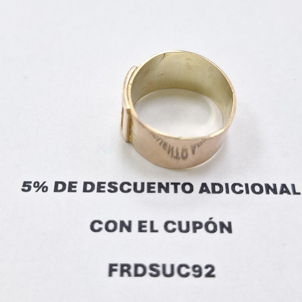 ANILLO ORO 10 K 5.8 GRMS (SEMINUEVO)