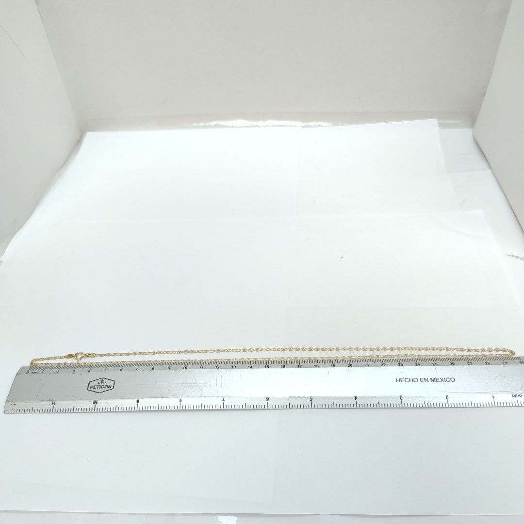 CADENA ORO COMBINADO 14 K 2.6 GRMS (SEMINUEVO)