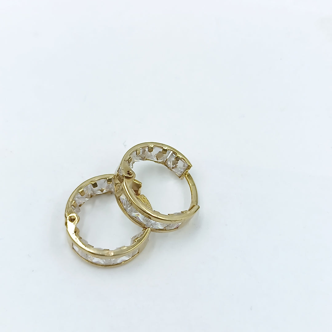 ARRACADAS PAR ORO 10 K 1,80 GRMS (SEMINUEVO)