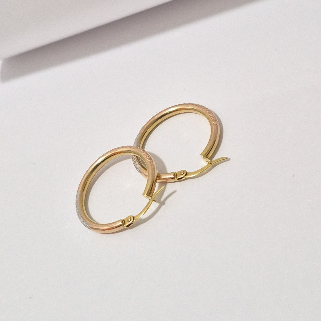 ARRACADAS PAR ORO 14 K 2.2 GRMS (SEMINUEVO)