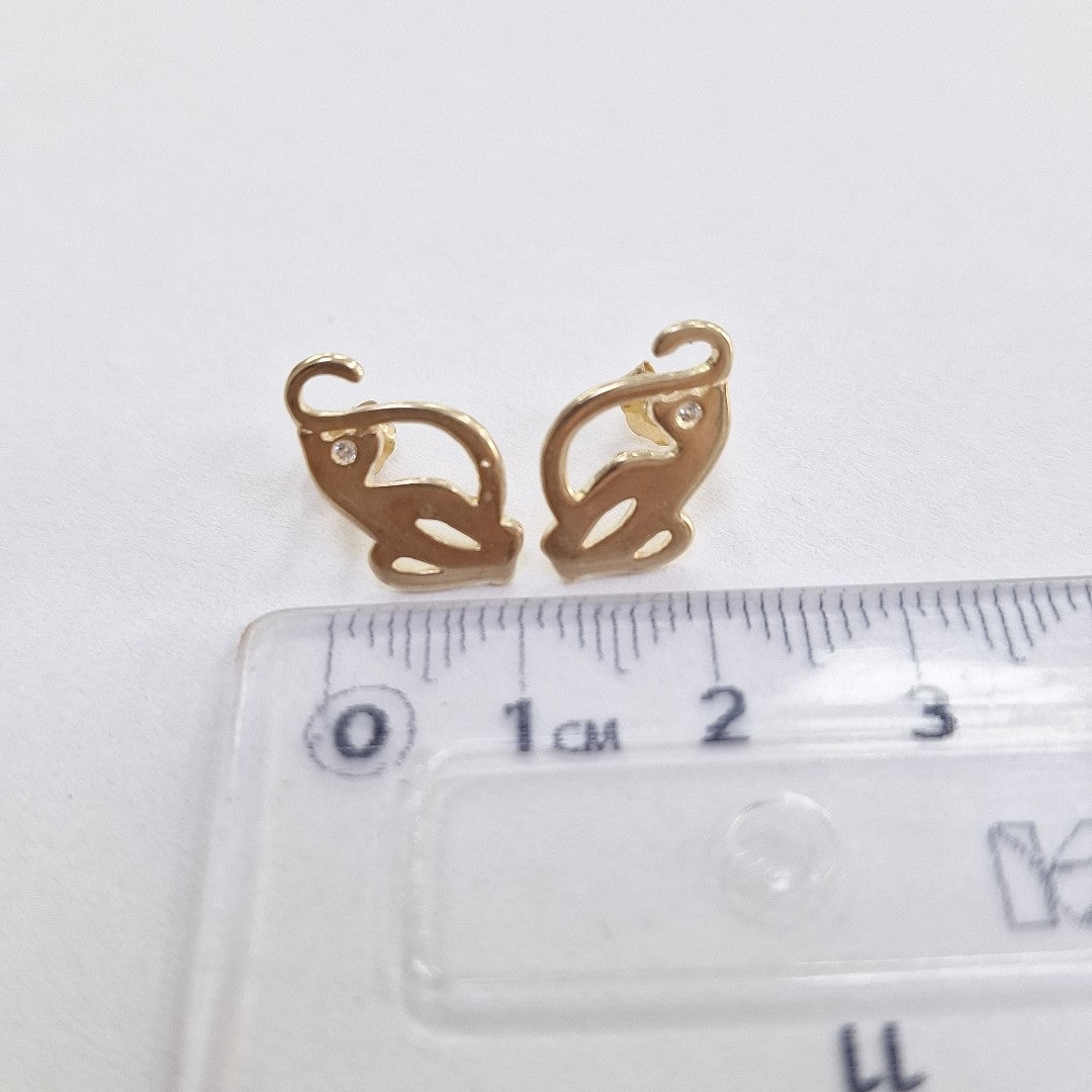 ARETES PAR ORO 10 K 1,60 GRMS (SEMINUEVO)