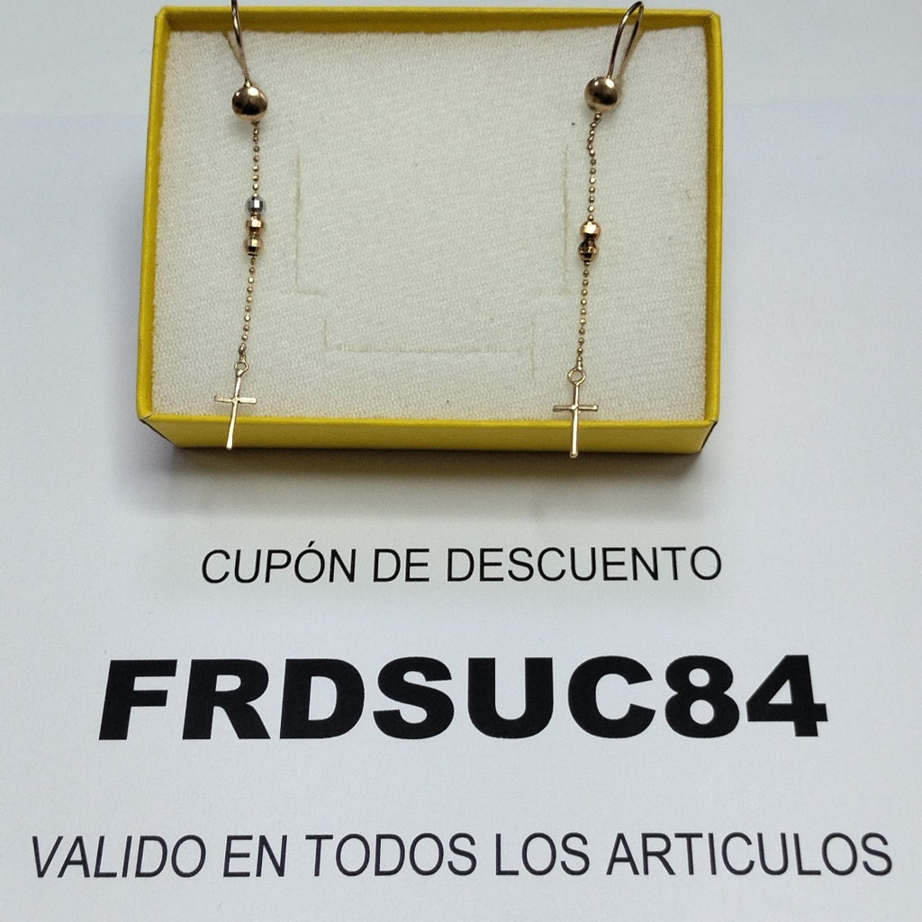 ARETES PAR ORO 10 K 1,90 GRMS (SEMINUEVO)