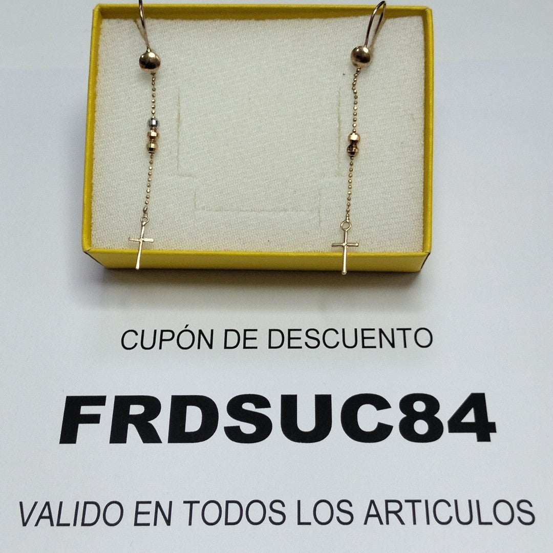 ARETES PAR ORO 10 K 1,90 GRMS (SEMINUEVO)