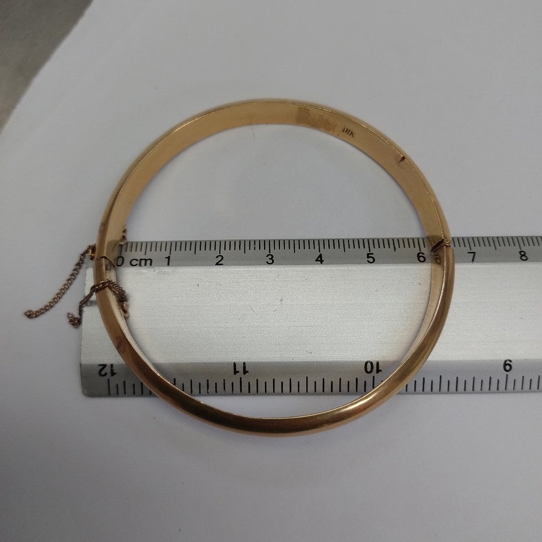 PULSERA RIGIDA ORO 18 K 12.9 GRMS (SEMINUEVO)