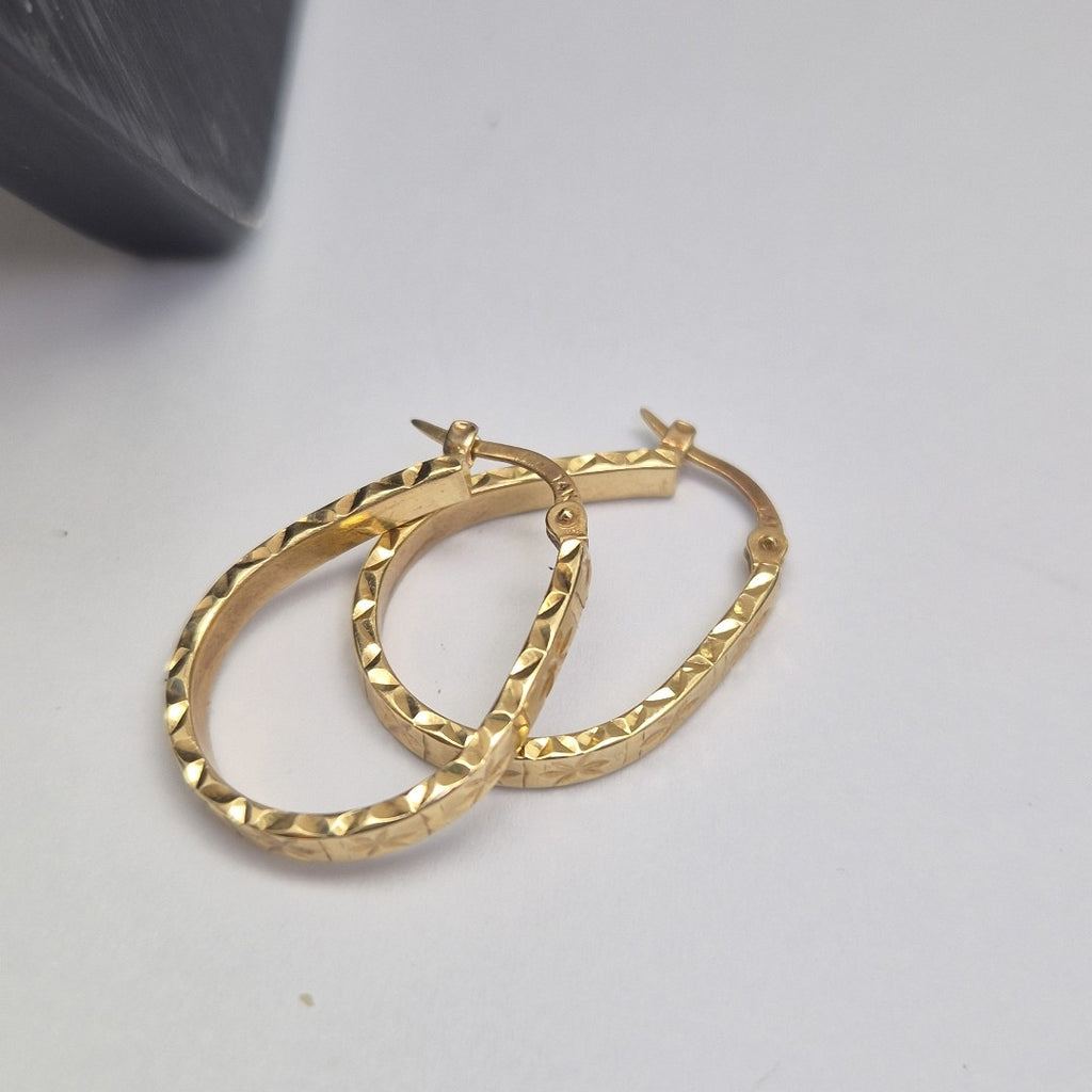 ARRACADAS PAR ORO 14 K 2.4 GRMS (SEMINUEVO)