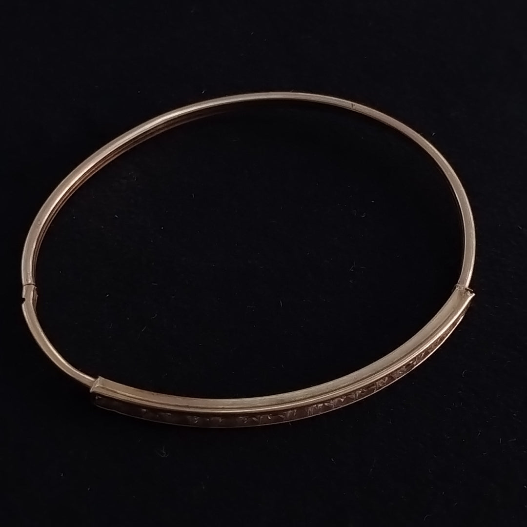 PULSERA RIGIDA ORO 10 K 4,00 GRMS (SEMINUEVO)
