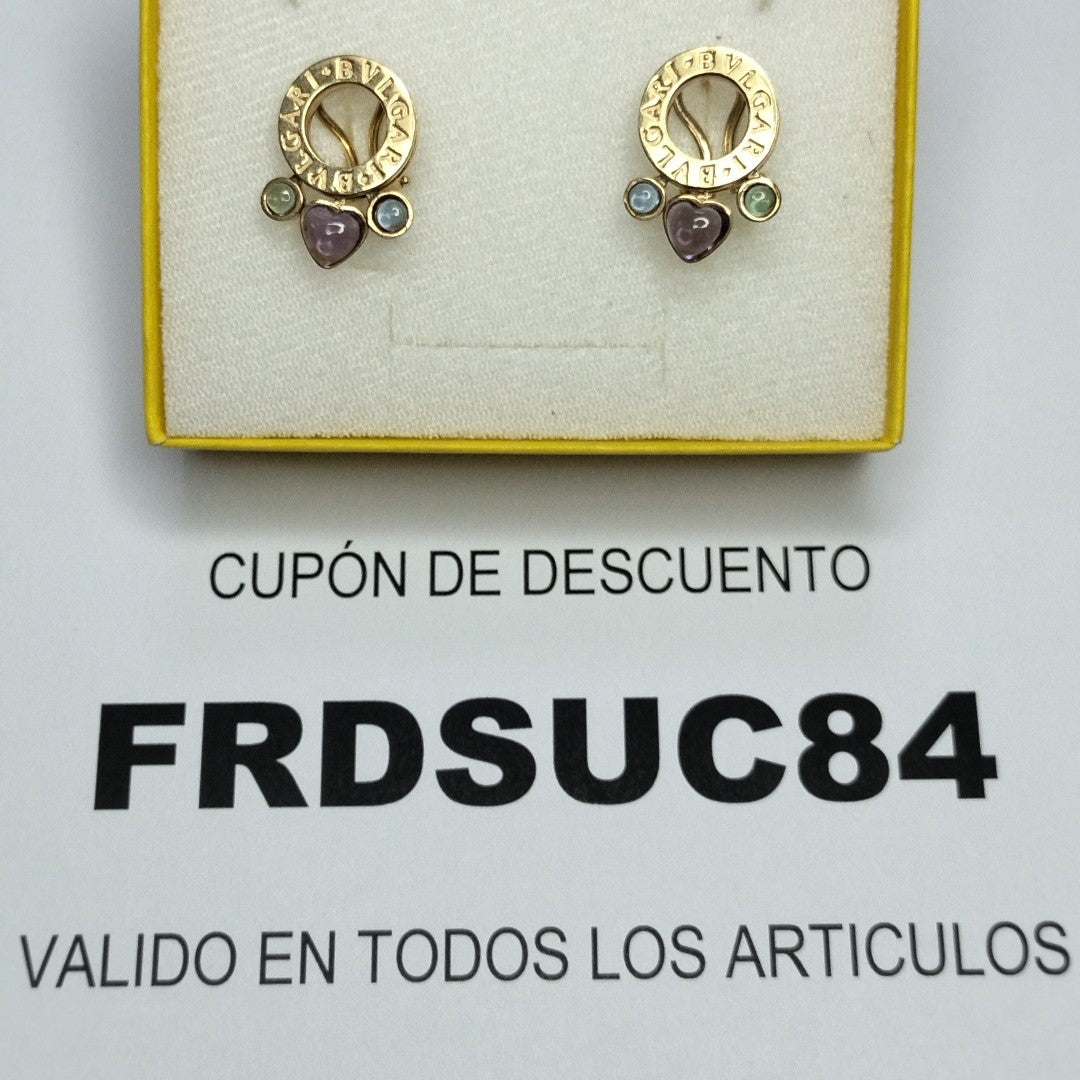 ARETES PAR ORO 14 K 7,50 GRMS (SEMINUEVO)