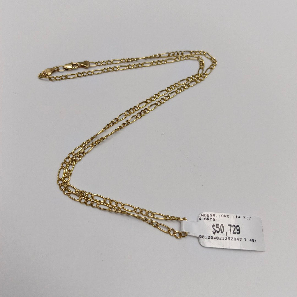 CADENA ORO 14 K 7.4 GRMS (SEMINUEVO)