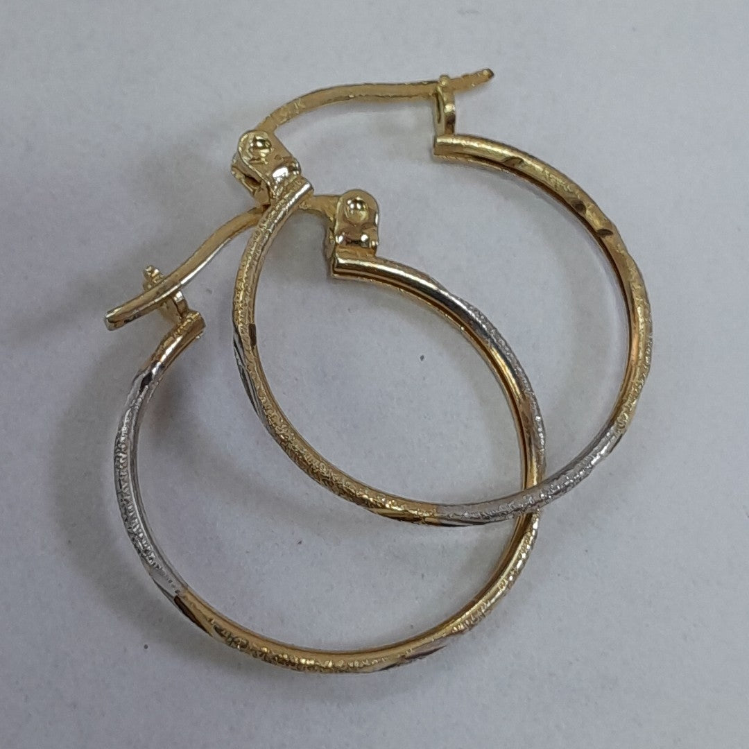 ARRACADAS PAR ORO 14 K 1.2 GRMS (SEMINUEVO)