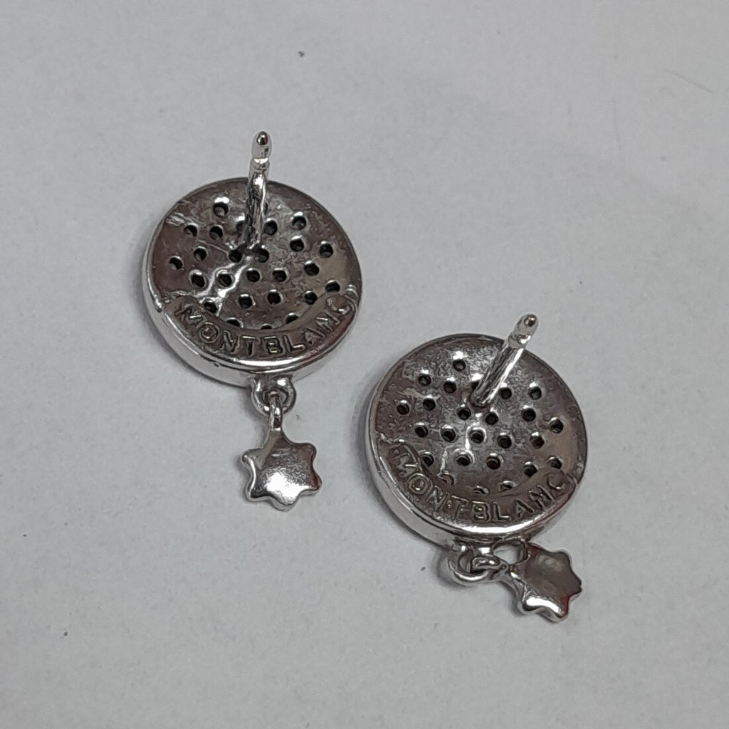 BROQUELES PAR ORO BLANCO 14 K 4.9 GRMS (SEMINUEVO)