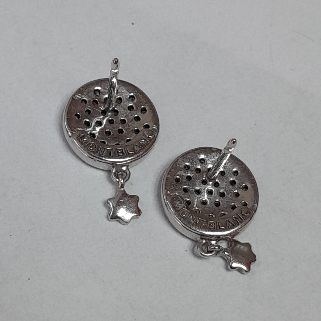 BROQUELES PAR ORO BLANCO 14 K 4.9 GRMS (SEMINUEVO)